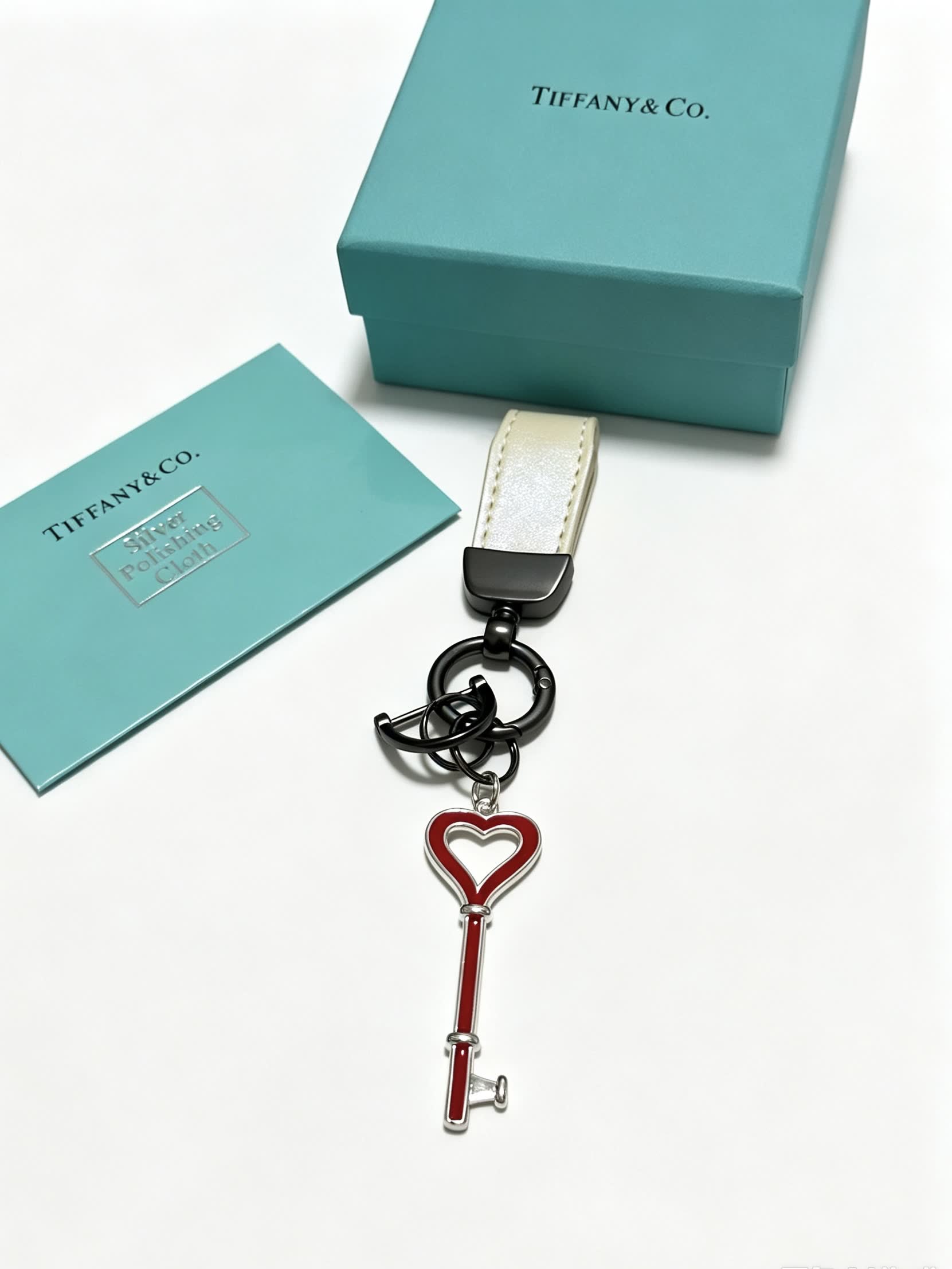 Tiffany & Co. Heart Key Charm